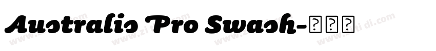 Australis Pro Swash字体转换